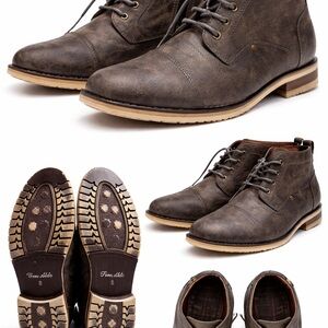 Men's Brown Leather Boots